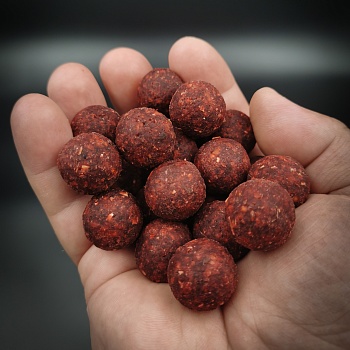 Прикормка рыболовная бойлы NICK BAITS GOLD "FISHFRUITS 20 мм" Мандарин; пачка 1 кг,
