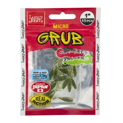 Твистеры съедоб. искусст. LJ Pro Series MICRO GRUB 1,0in(02,50)/071 15шт