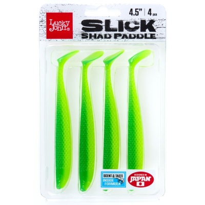 Виброхвосты съедобные Lucky John Series SLICK SHAD PADDLE 4.5in 016
