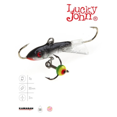 Балансир Lucky John CLASSIC 3 + тр. 30мм/13H