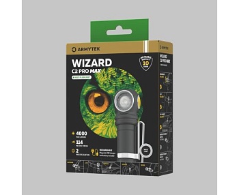 Налобный фонарь Armytek Wizard C2 Pro Max, белый