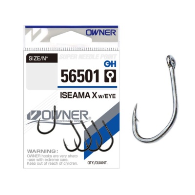 Крючок OWNER Iseama X w/eye BC №2 4шт