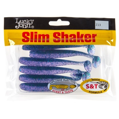 Виброхвосты съедоб. искусст. LJ Pro Series SLIM SHAKER 4in (10.00)/Z13 6шт.