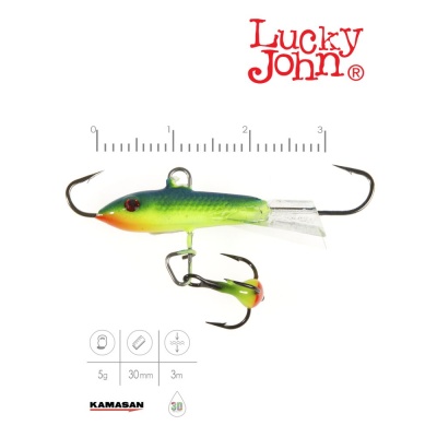 Балансир Lucky John CLASSIC 3 + тр. 30мм/29