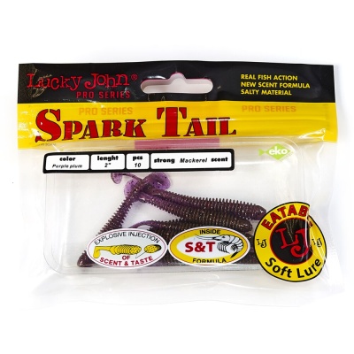 Виброхвосты съедоб. искусст. LJ Pro Series Spark Tail 2,0in(05,00)/S13 10шт.