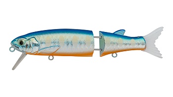 Воблер Составной Strike Pro Glider 105, 14,4гр 0,3-0,8м  A150-713 UV Blue Silver OB