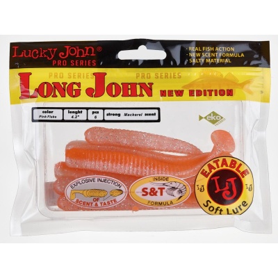 Виброхвосты съедобные искусственные LJ Pro Series LONG JOHN 10.70/T27 6шт.