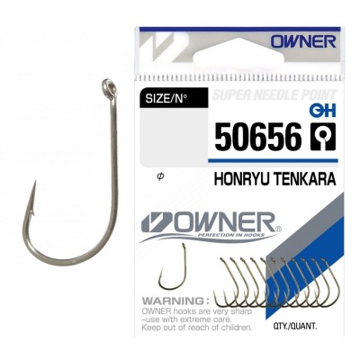 Крючок OWNER Honryu Tenkara brown №9 12шт