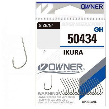 Крючок OWNER Ikura brown №10 18шт