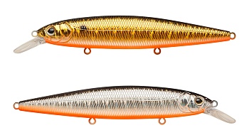 Воблер Strike Pro Bold 110SP, 15,4 гр, 0,8-1,5м, A70-613-SBO Double Silver/Smoked