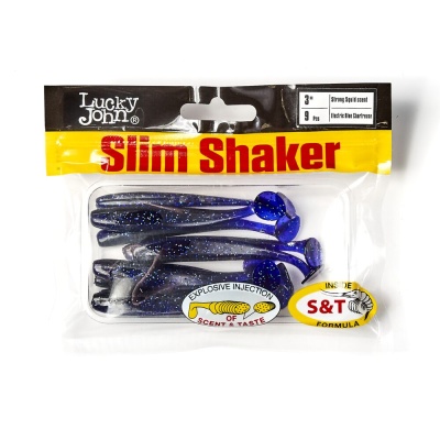 Виброхвосты съедоб. искусст. LJ Pro Series SLIM SHAKER 3in (07.60)/071 9шт.