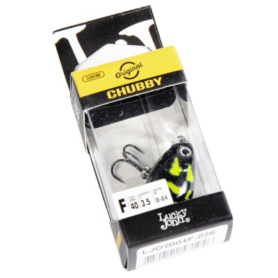 Воблер Lucky John Original CHUBBY 40F, 3.5гр, 0-0.4м, 026