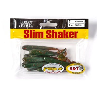 Виброхвосты съедоб. искусст. LJ Pro Series SLIM SHAKER 3in (07.60)/071 9шт.