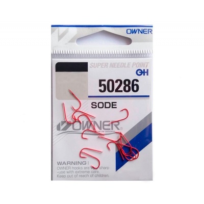 Крючок OWNER Sode red №10 12шт