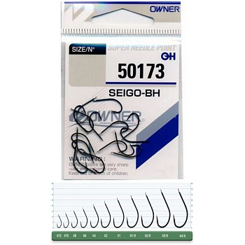 Крючок OWNER Seigo-BH black №10 14шт