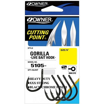 Крючок OWNER Cut Gorilla BC №10/0 2шт