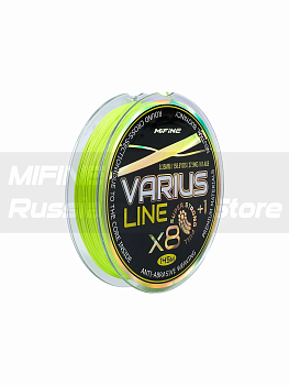 Плетеный шнур для рыбалки VARIUS LINE X8 145m 0,14мм