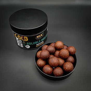 Насадка рыболовная NICK BAITS GOLD "SOLUBLE 20 мм" Монстр краб; банка 35 шт,