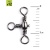Вертлюги трехсторониие Lucky John Pro Series CROSSLINE SWIVEL 008 10шт. Вертлюги трехсторониие Lucky John Pro Series CROSSLINE SWIVEL 008 10шт.