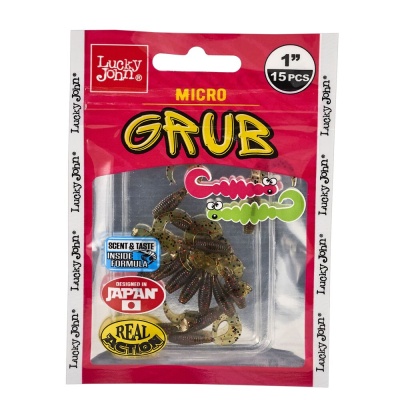 Твистеры съедоб. искусст. LJ Pro Series MICRO GRUB 1,0in(02,50)/071 15шт