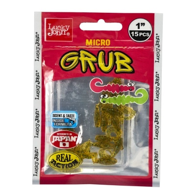 Твистеры съедоб. искусст. LJ Pro Series MICRO GRUB 1,0in(02,50)/071 15шт