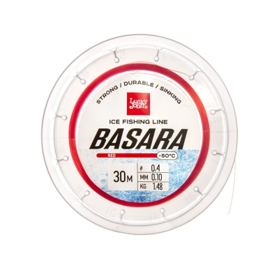 Леска моно. зим. Lucky John BASARA Red 030/008