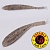 Черви съедобные искусственные LJ Pro Series S-SHAD 09.60/S02 5шт.
