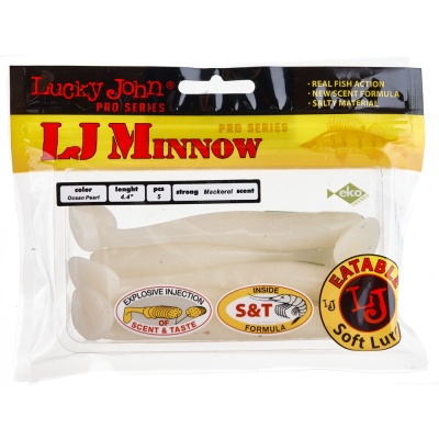 Виброхвосты съедоб. искусст. LJ Pro Series MINNOW 4.4in(11.10)/033 5шт.