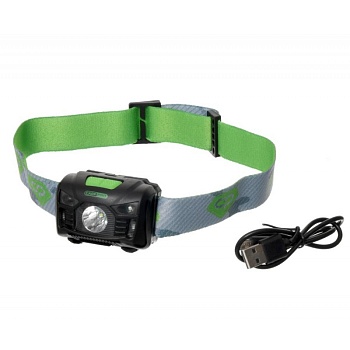Фонарь налобный CARP PRO сенсорный Diamond 3W LED с аккумулятором