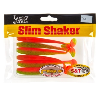 Виброхвосты съедоб. искусст. LJ Pro Series SLIM SHAKER 4in (10.00)/Z12 6шт.