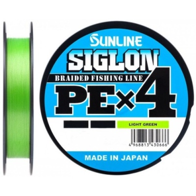 Шнур Sunline Siglon PE х4 150m (салат.) #0.4/0.108mm 6lb/2.9kg