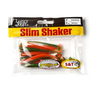Виброхвосты съедоб. искусст. LJ Pro Series SLIM SHAKER 3in (07.60)/T56 9шт.