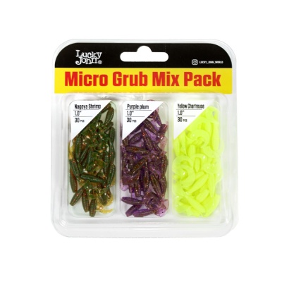 Твистеры съедоб. искусст. LJ Pro Series MICRO GRUB 1,0in(02,50)/071 15шт