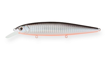Воблер Strike Pro Bold 130SP, 24,5гр, 1,3-1,8м, A70-613-SBO Double Silver/Smoked