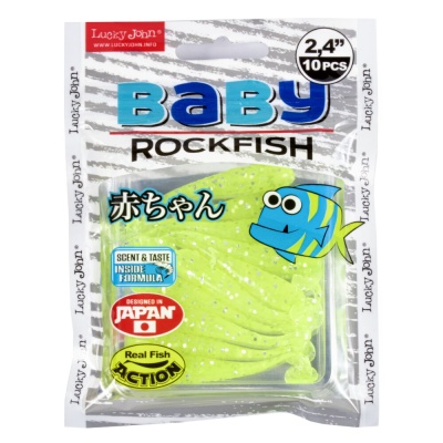 Виброхвосты съедоб. искусст. LJ Pro Series BABY ROCKFISH 2,4in(06.10)/071 10шт.