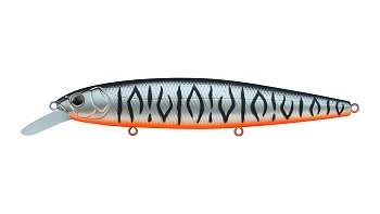 Воблер Strike Pro Bold 130SP, 24,5гр, 1,3-1,8м, A243ES Grey Shadow Mat Tiger