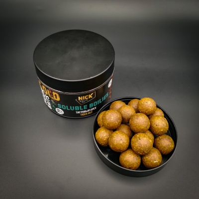 Насадка рыболовная NICK BAITS GOLD "SOLUBLE 20 мм" Червь-Мотыль; банка 35 шт,