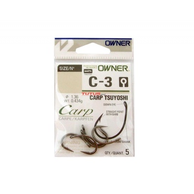 Крючок OWNER Carp Tsuyosni BC №8 8шт