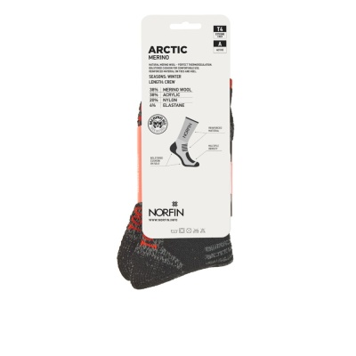 Носки Norfin T4A ARCTIC MERINO CREW р.(39-41) M