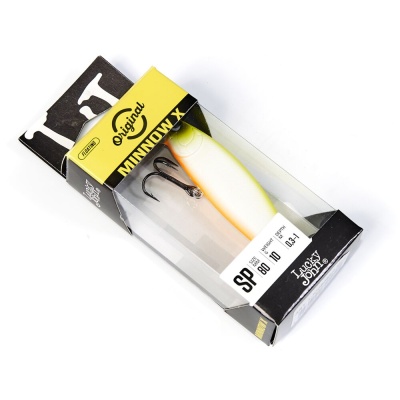 Воблер Lucky John Original MINNOW X 80SP 10гр, 0-1м, A03