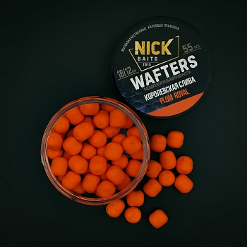 Насадка рыболовная NICK BAITS "WAFTERS 10/12 мм" Королевская слива; банка 55 шт,