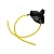 Запасная резина для рогатки FLAGMAN Medium Yellow Elastic With Pounch