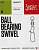 Вертлюги c застеж. и подш. Lucky John BALL BEARING SWIVEL 002 3шт.