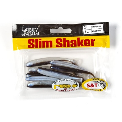 Виброхвосты съедоб. искусст. LJ Pro Series SLIM SHAKER 3in (07.60)/T46 9шт.
