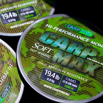 Леска CARP PRO Carp Max Camo 1000M 0,25мм
