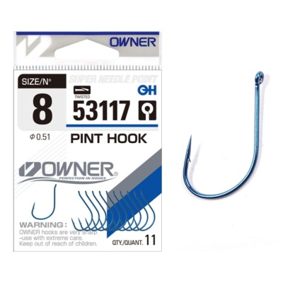 Крючок OWNER Pint Hook blue №12 13шт
