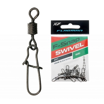 Вертлюг с застежкой американка FLAGMAN Swivel-F Snap #12