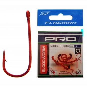 Крючки FLAGMAN Bloodworm Pro # 12 10шт