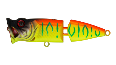 Воблер Поппер составной Strike Pro Pike Pop Joint 75, 11 гр, A242S Sunrise Mat Tiger