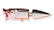 Воблер Поппер составной Strike Pro Pike Pop Joint 75, 11 гр, A70-713 Black Silver OB